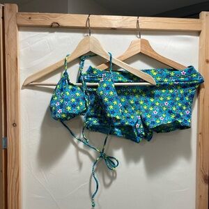 💜Vintage Bikini Shorts Set💜